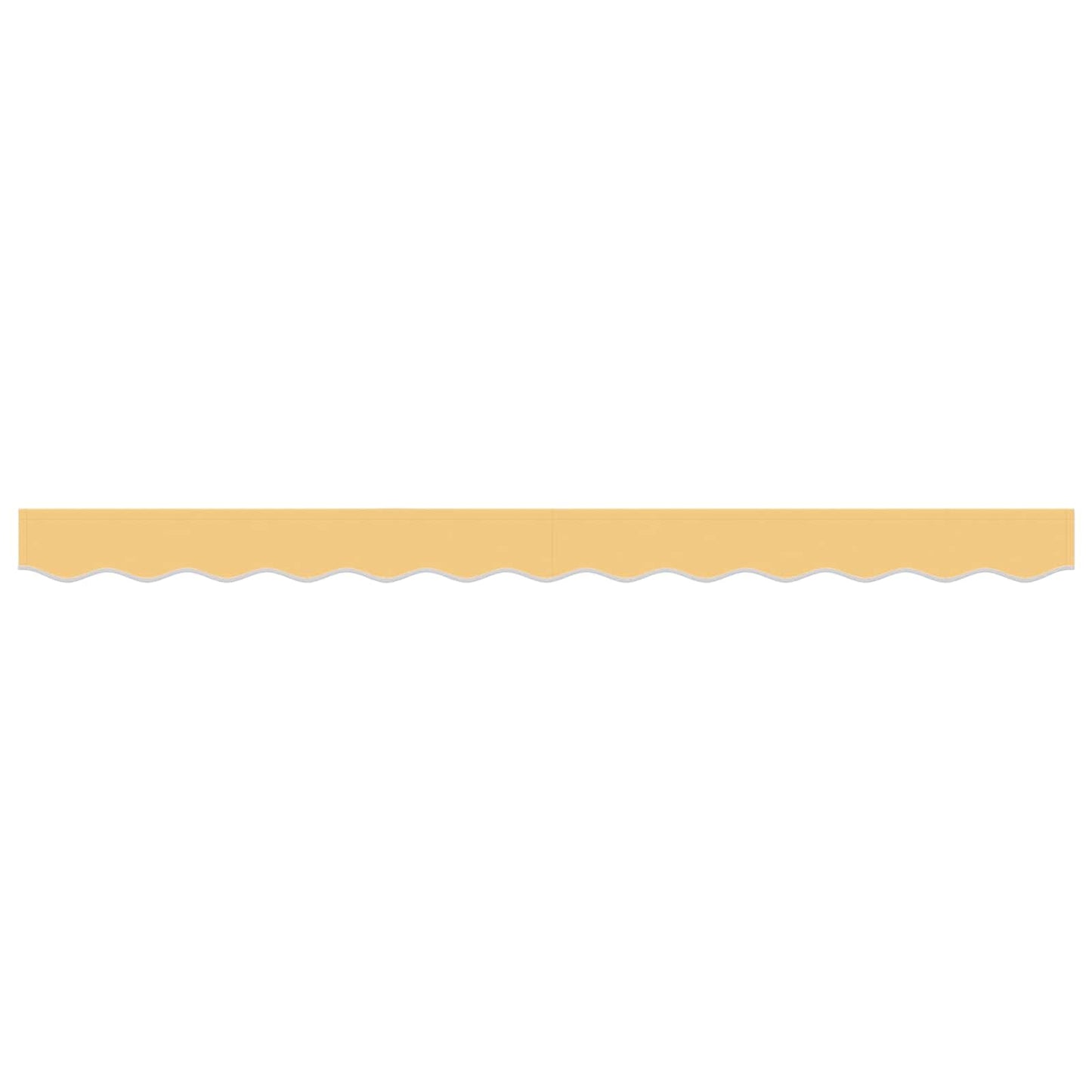 Awning Valance Replacement Sand 481 x 20 cm Polyester