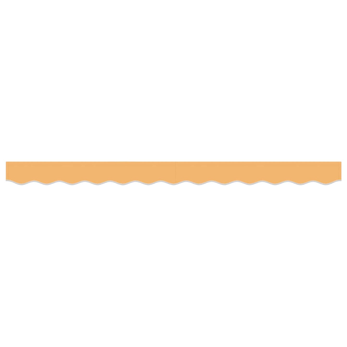 Awning Valance Replacement Sand 581 x 20 cm Polyester