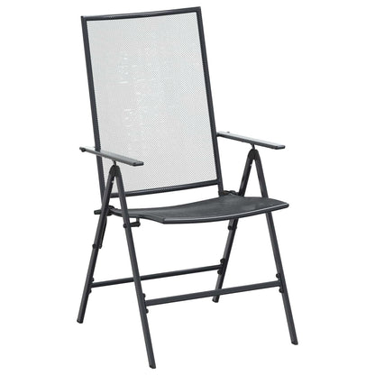 Garden Dining Set 9 pcs Anthracite 212 x 90 x 76 cm