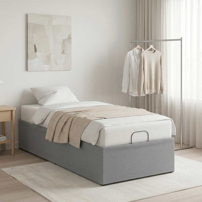 Electric Adjustable Bed Frame Light Grey 200 x 100 x 33.5 cm