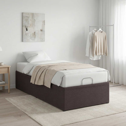 Electric Adjustable Bed Frame Brown 200 x 90 x 33.5 cm Steel