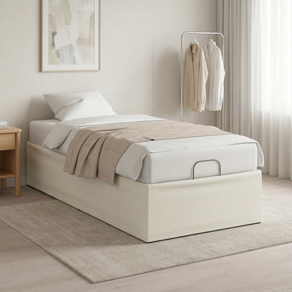 Electric Adjustable Bed Frame White 200 x 90 x 33.5 cm Steel