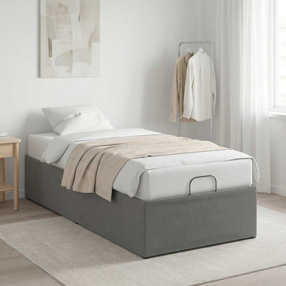Electric Adjustable Bed Frame Dark Grey 190 x 100 x 33.5 cm