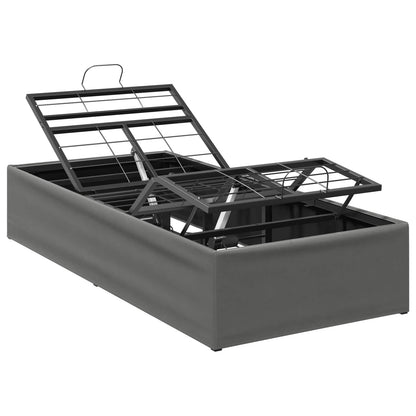 Electric Adjustable Bed Frame Dark Grey 200 x 70 x 33.5 cm
