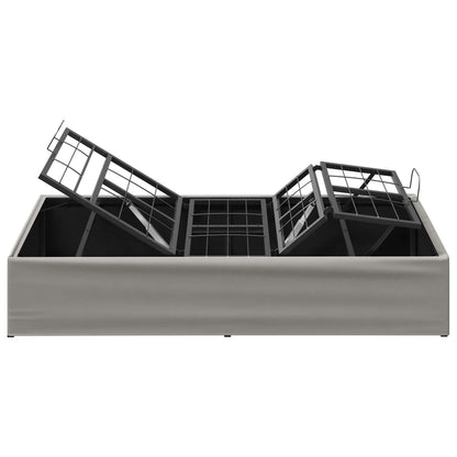 Electric Adjustable Bed Frame Light Grey 200 x 80 x 33.5 cm