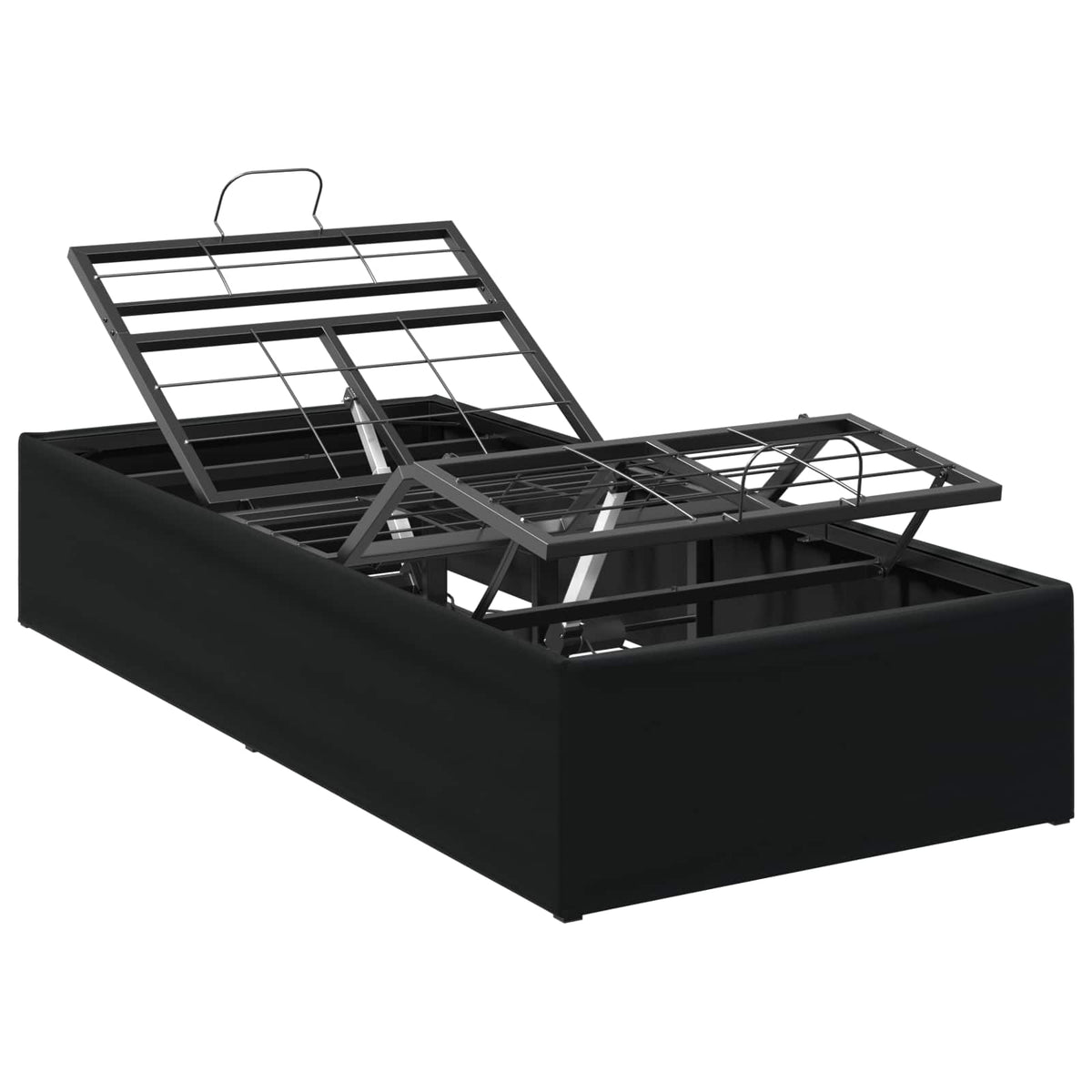Electric Adjustable Bed Frame Black 200 x 80 x 33.5 cm Steel