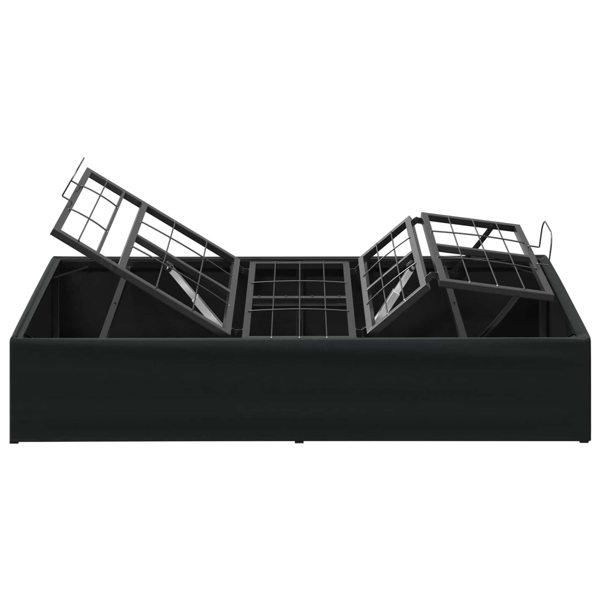 Electric Adjustable Bed Frame Black 200 x 80 x 33.5 cm Steel