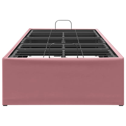 Electric Adjustable Bed Frame Pink 200 x 80 x 33.5 cm Steel
