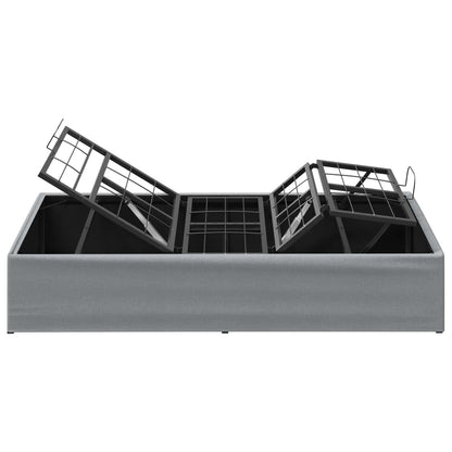 Electric Adjustable Bed Frame Light Grey 200 x 90 x 33.5 cm