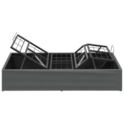 Electric Adjustable Bed Frame Dark Grey 200 x 90 x 33.5 cm