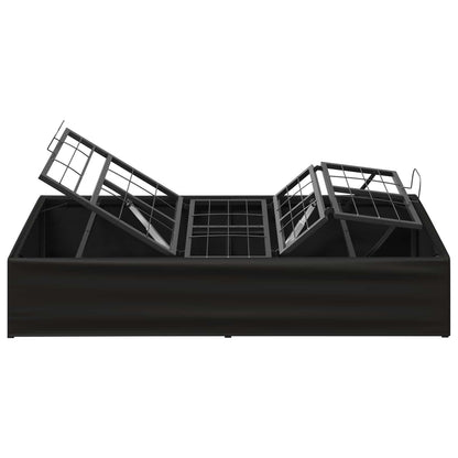 Electric Adjustable Bed Frame Black 200 x 90 x 33.5 cm Steel
