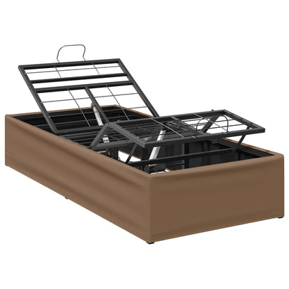 Electric Adjustable Bed Frame Tan 200 x 90 x 33.5 cm Steel