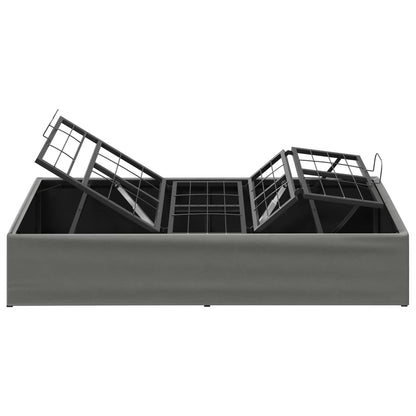 Electric Adjustable Bed Frame Dark Grey 200 x 90 x 33.5 cm