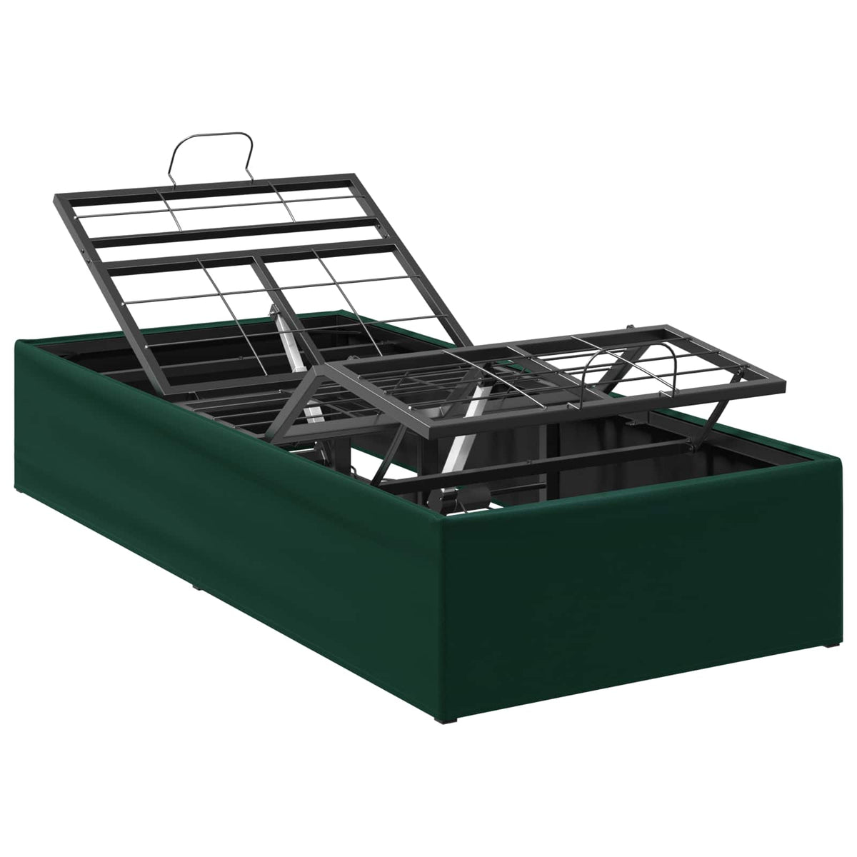 Electric Adjustable Bed Frame Forest Green 200 x 90 x 33.5 cm