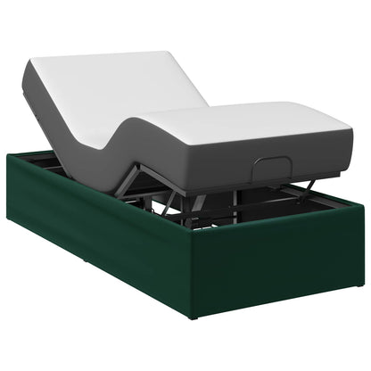 Electric Adjustable Bed Frame Forest Green 200 x 90 x 33.5 cm