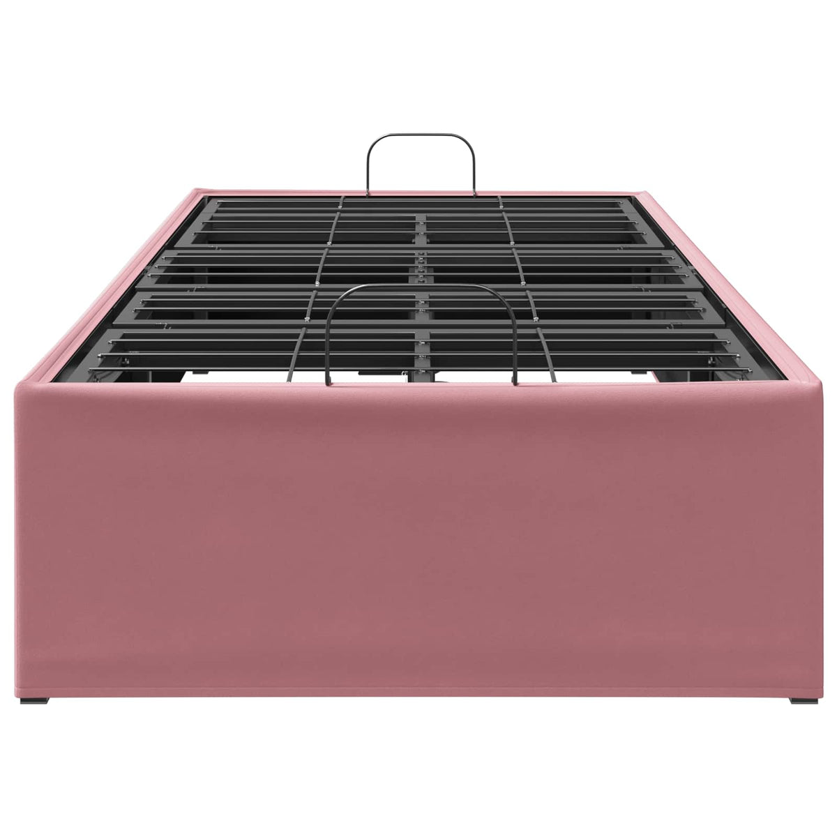 Electric Adjustable Bed Frame Pink 200 x 90 x 33.5 cm Steel