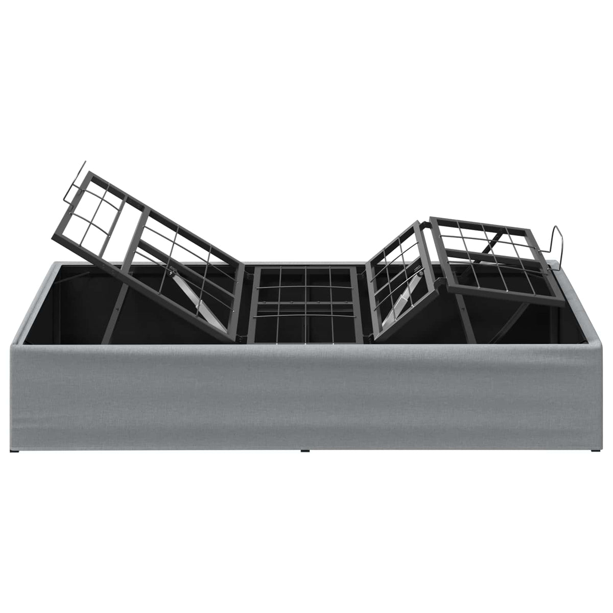 Electric Adjustable Bed Frame Light Grey 200 x 100 x 33.5 cm