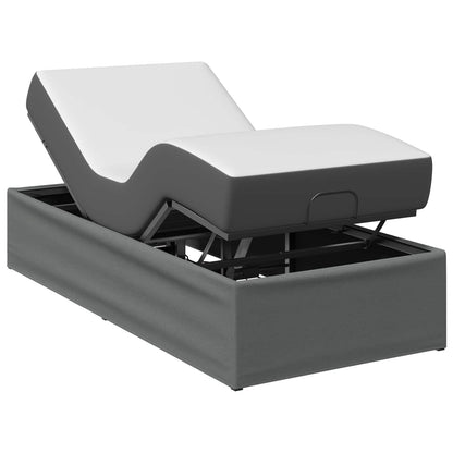 Electric Adjustable Bed Frame Dark Grey 200 x 100 x 33.5 cm