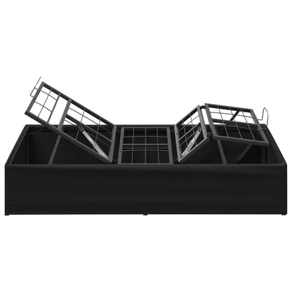 Electric Adjustable Bed Frame Black 200 x 100 x 33.5 cm Steel
