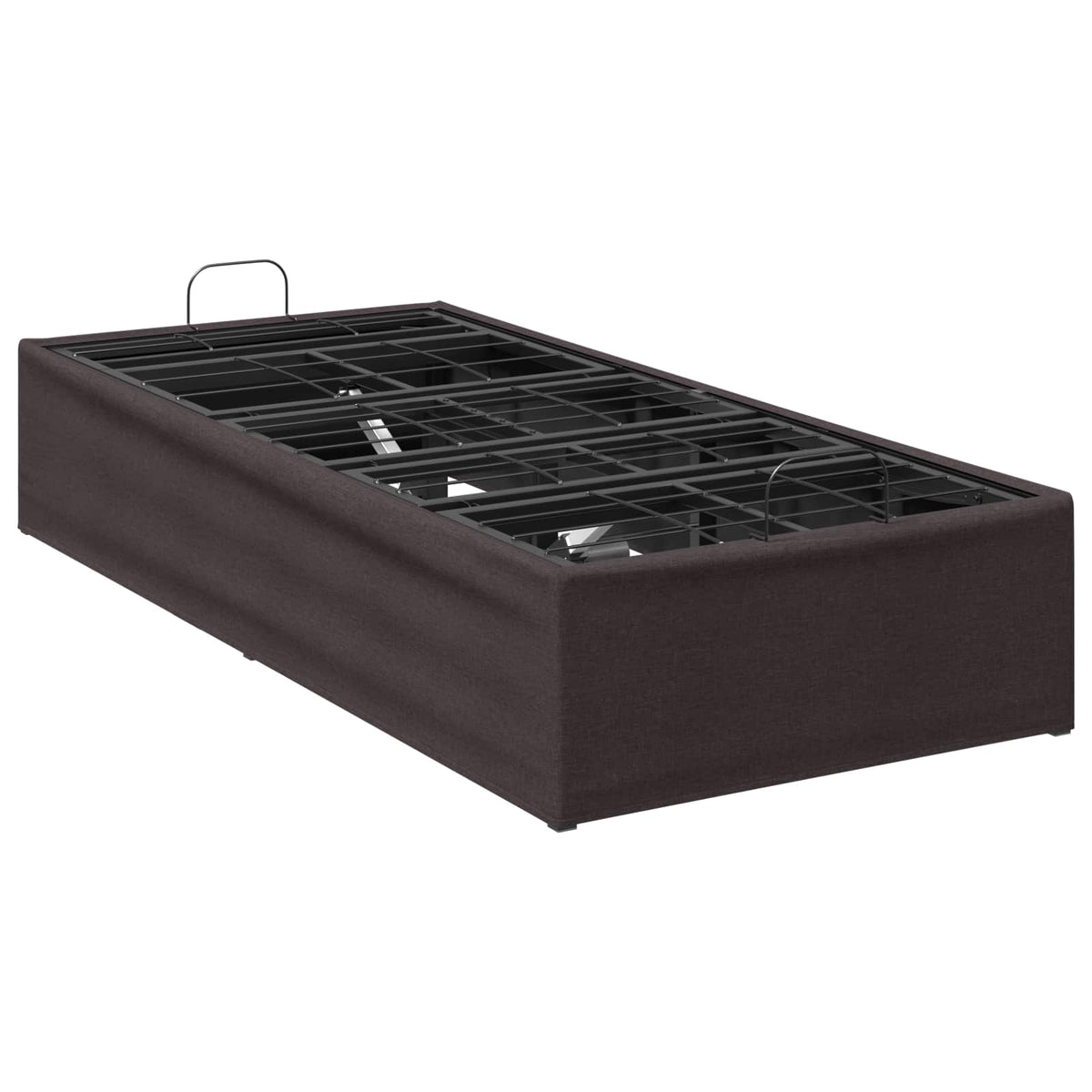 Electric Adjustable Bed Frame Brown 200 x 100 x 33.5 cm Steel