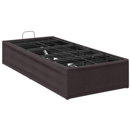 Electric Adjustable Bed Frame Brown 200 x 100 x 33.5 cm Steel