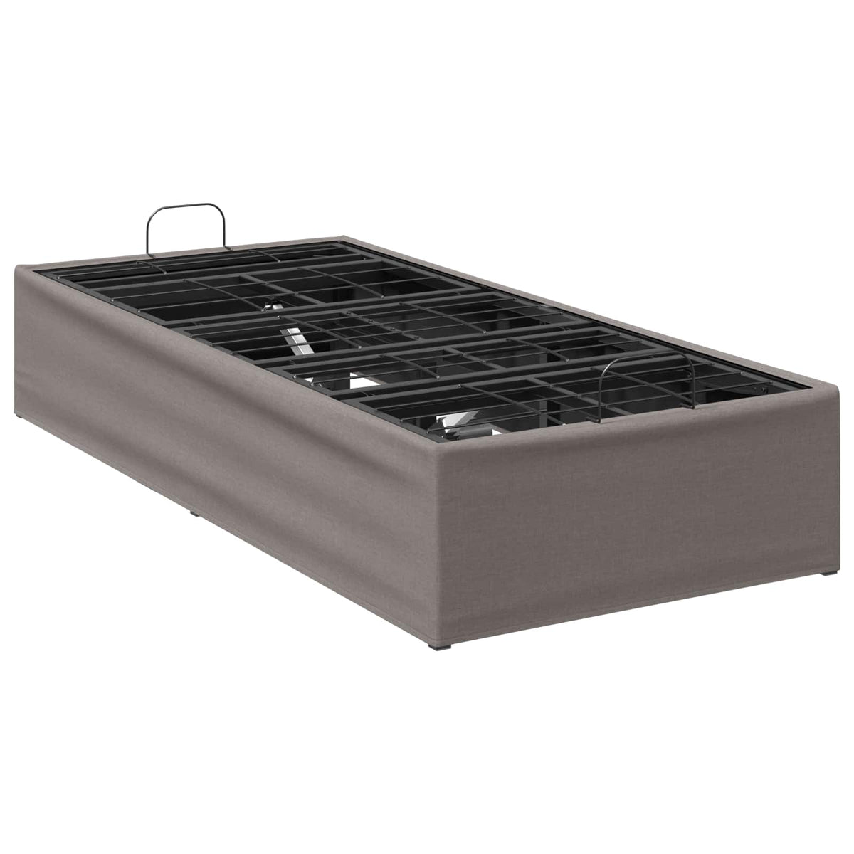 Electric Adjustable Bed Frame Taupe 200 x 100 x 33.5 cm Steel
