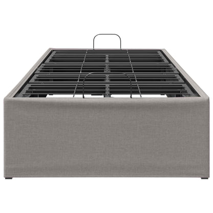 Electric Adjustable Bed Frame Taupe 200 x 100 x 33.5 cm Steel