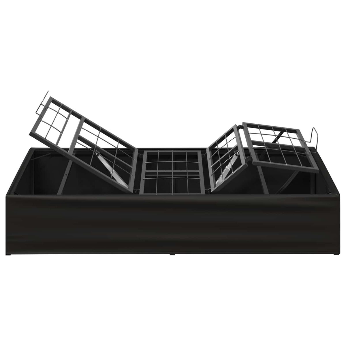 Electric Adjustable Bed Frame Black 200 x 100 x 33.5 cm Steel