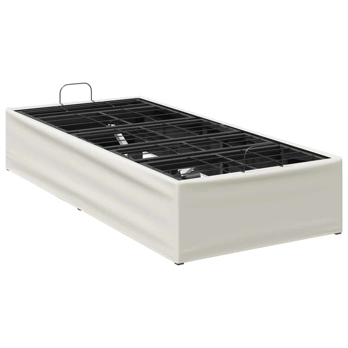 Electric Adjustable Bed Frame White 200 x 100 x 33.5 cm Steel