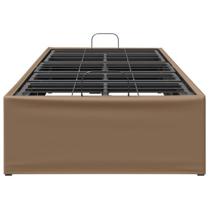 Electric Adjustable Bed Frame Tan 200 x 100 x 33.5 cm Steel