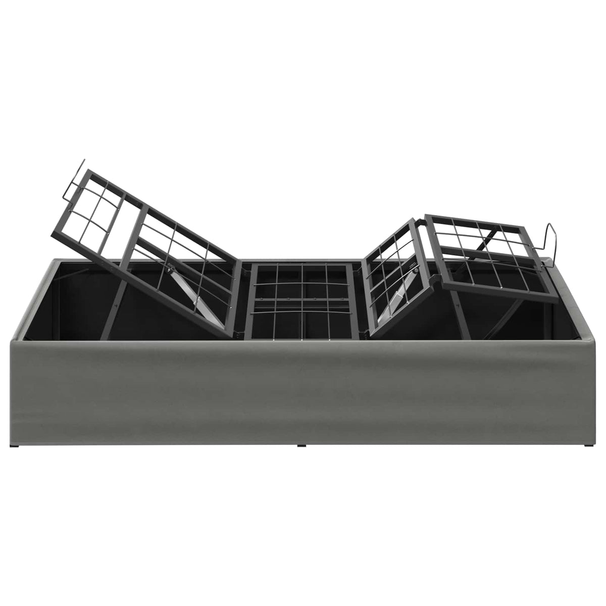 Electric Adjustable Bed Frame Dark Grey 190 x 100 x 33.5 cm