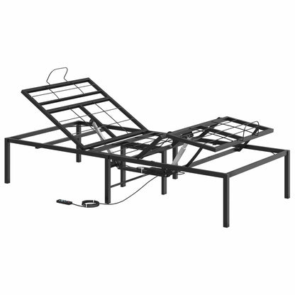 Electric Adjustable Bed Frame Black 200 x 70 x 33.5 cm Steel
