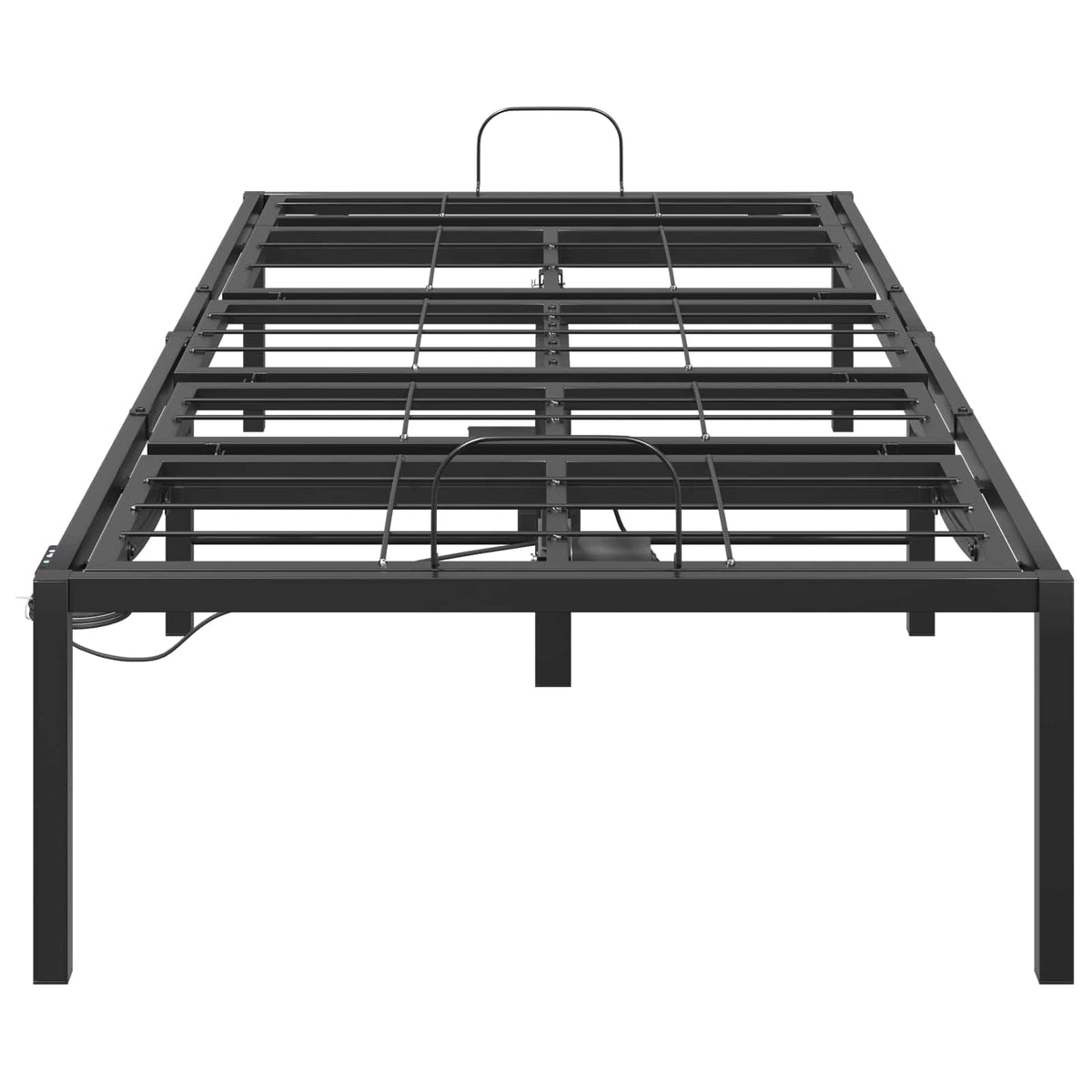 Electric Adjustable Bed Frame Black 200 x 70 x 33.5 cm Steel