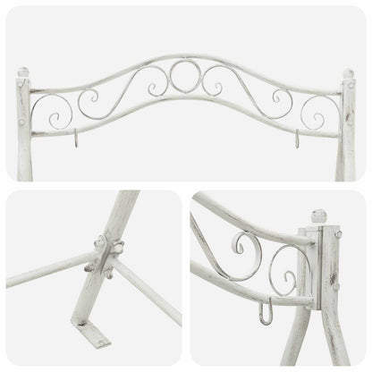 Swing Frame Antique White 113 x 121.5 x 168 cm Steel