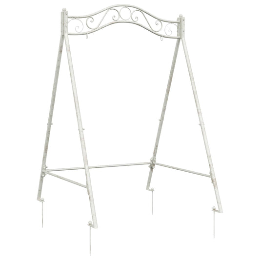 Swing Frame Antique White 113 x 121.5 x 168 cm Steel