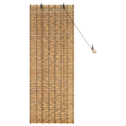 Roller Blind Brown 60 x 160 cm Reed