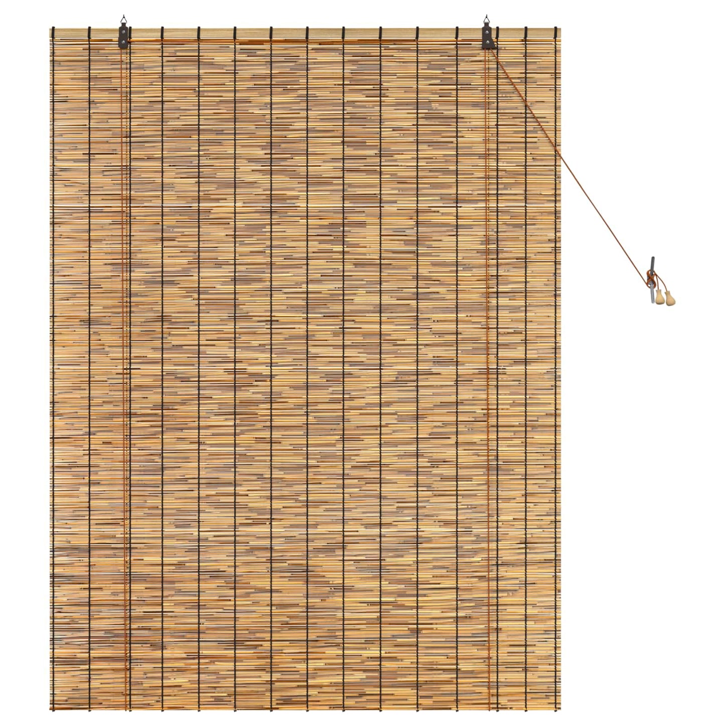 Roller Blind Brown 120 x 160 cm Reed