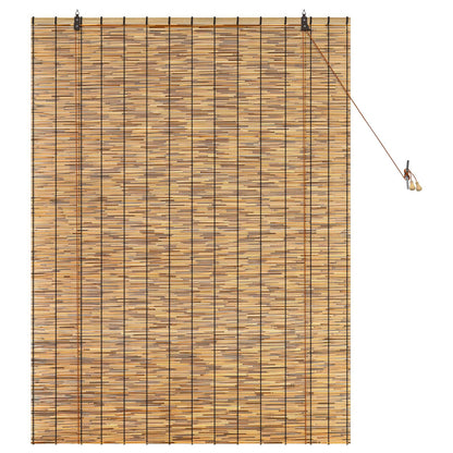 Roller Blind Brown 120 x 160 cm Reed