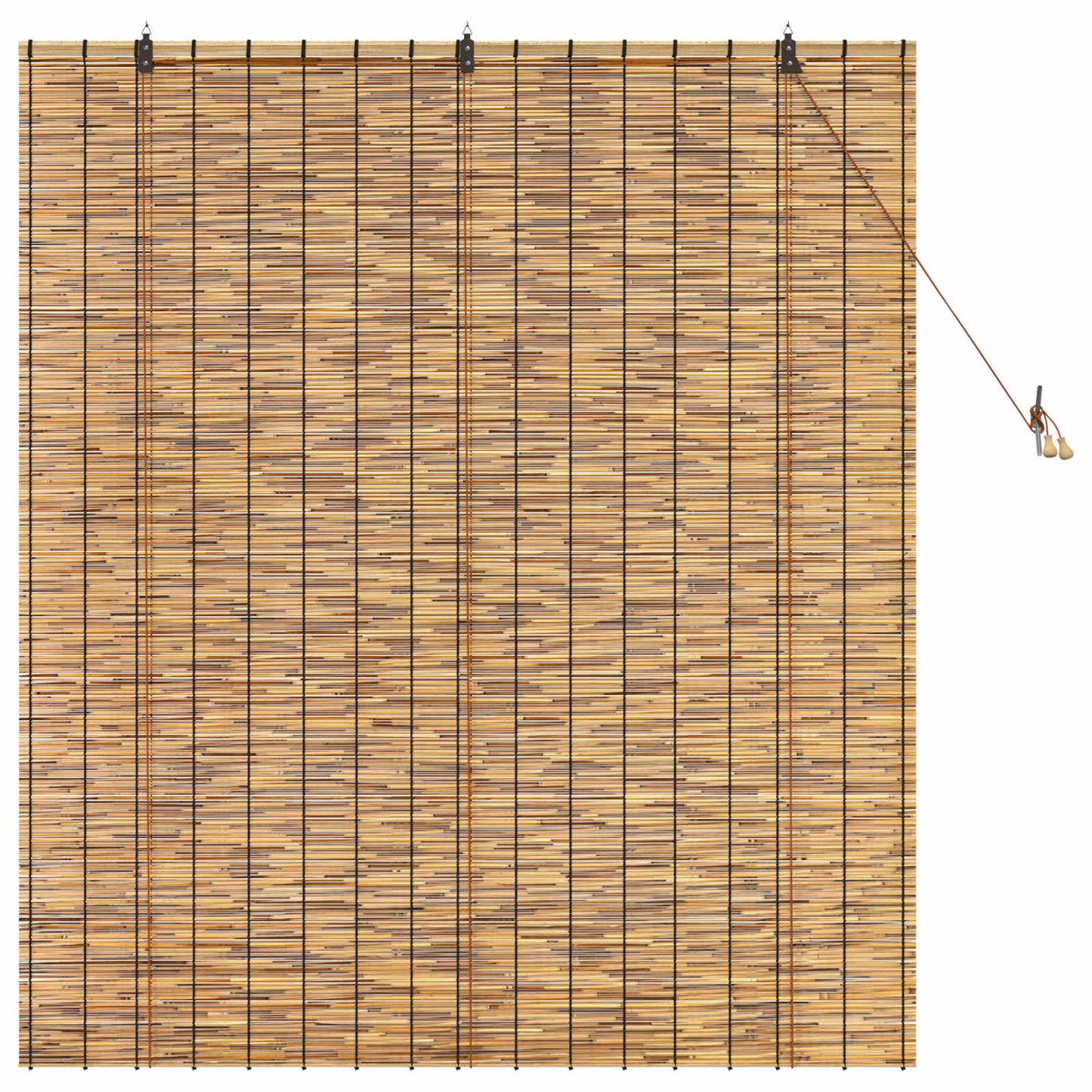 Roller Blind Brown 140 x 160 cm Reed