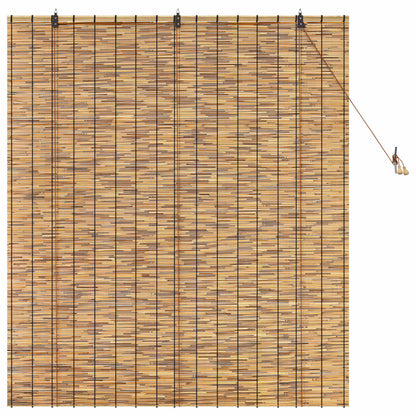 Roller Blind Brown 140 x 160 cm Reed