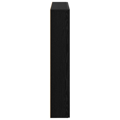 Fireplace Surround Black Oak 102 x 18 x 100.5 cm