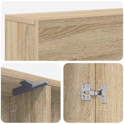 Fireplace Surround Sonoma 102 x 18 x 100.5 cm Engineered Wood