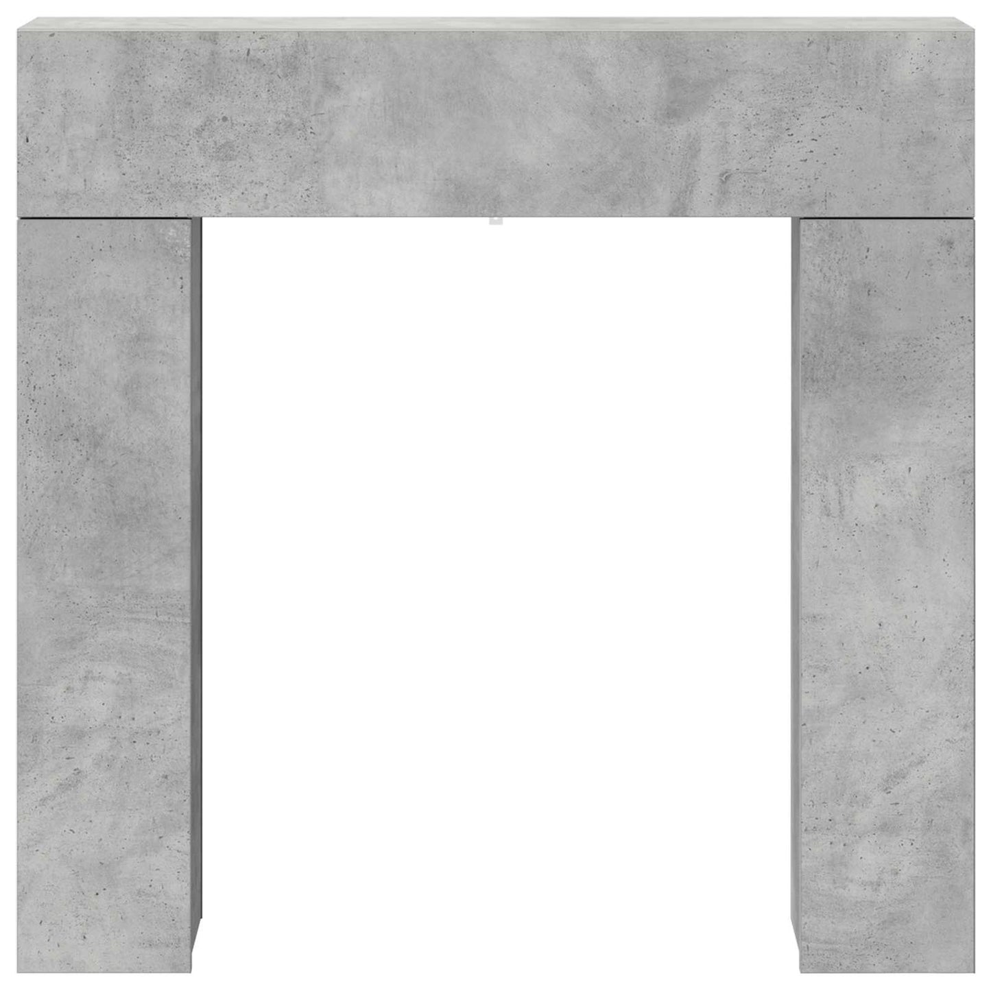 Fireplace Surround Concrete Grey 102 x 18 x 100.5 cm