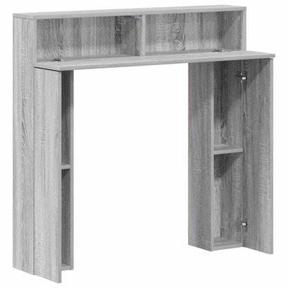 Fireplace Surround Grey Sonoma 102 x 18 x 100.5 cm