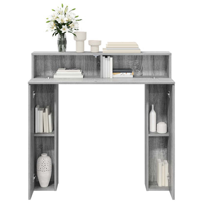 Fireplace Surround Grey Sonoma 102 x 18 x 100.5 cm