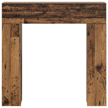 Fireplace Surround Old Wood 102 x 18 x 100.5 cm Engineered Wood