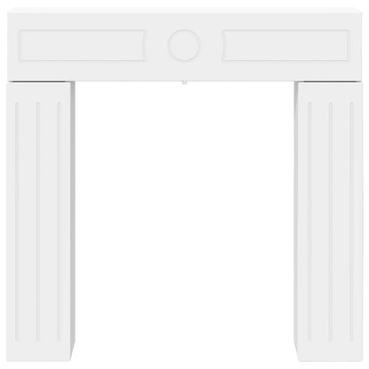 Fireplace Surround White 102 x 18 x 100.5 cm Engineered Wood