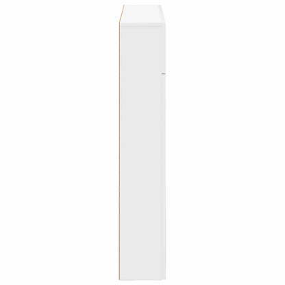 Fireplace Surround White 102 x 18 x 100.5 cm Engineered Wood