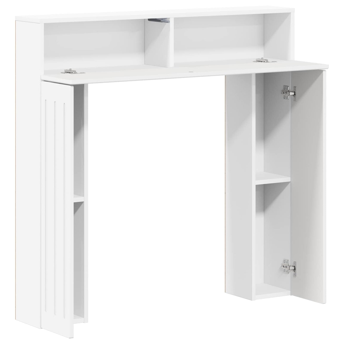 Fireplace Surround Gloss White 102 x 18 x 100.5 cm
