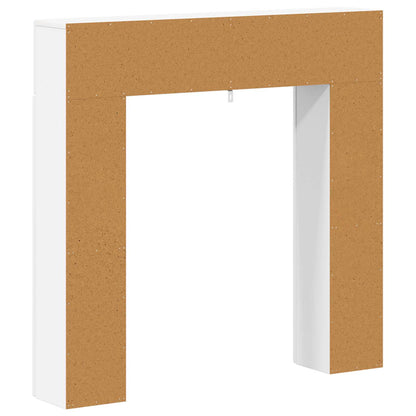 Fireplace Surround Gloss White 102 x 18 x 100.5 cm